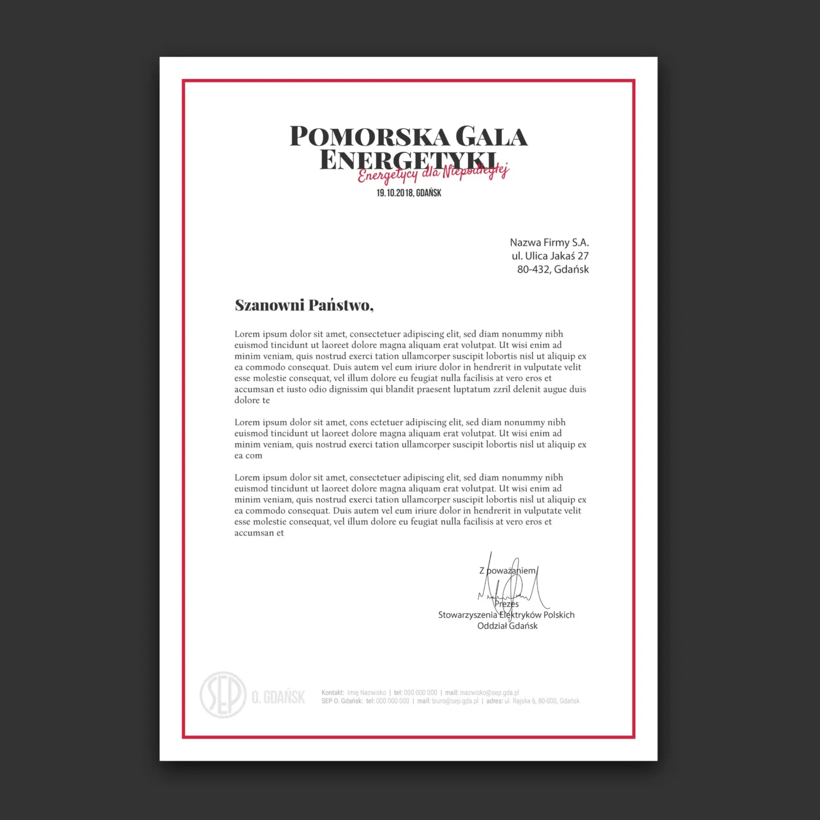 Pomeranian Energy Gala, project image 5